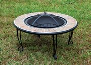 Round iron/ceramic fire place for your patio main photo