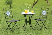 3pcs table and chairs patio set main photo