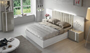Composition 2-606 Light headboard contemporary sleek bed
