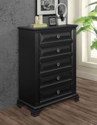 Antique black finish traditional chest main photo