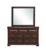Rustic two-toned brown classic dresser main photo