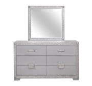 Glam style silver dresser