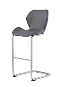 G1446 (Gray) Set of 4 gray bar stools