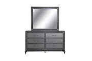 Contemporary gray glam style dresser main photo