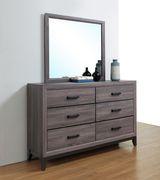 Gray contemporary style casual dresser