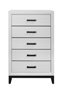 White contemporary style casual chest main photo