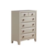Casual style chest in almond beige finish main photo
