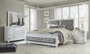 High-gloss modern design platform bed