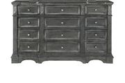 Gray finish dresser in traditional style main photo