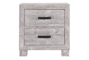 Gray washed finish night stand from nolan set