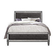 Crystal outline stylish king size bed main photo