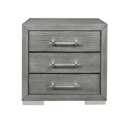 Night stand in silver