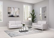 Light gray clean contemporary design sofa