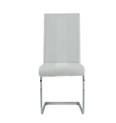 G915 (White) Black / chrome dining chairs pair