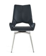 G4878 (Black) Retro bar style dining chair w/ comfy back