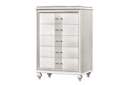 Beautiful contemporary chest in white finish