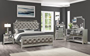 Glamorous hollywood look the mirror front cases queen bed