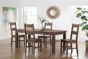 Rustic urban industrial style dining table main photo
