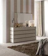 Contemporary light beige / tan dresser