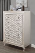 Glam style champagne finish chest