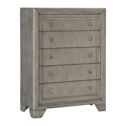 Driftwood gray finish traditional design chest main photo