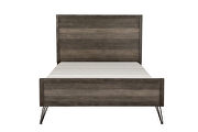 3-tone gray finish full bed