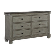 Coffee and antique gray dresser