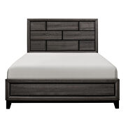 Gray finish modern styling full bed main photo