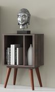 Small sized retro style display unit in white main photo