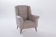 Gray modern accent chair