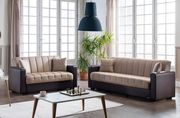 Sidney (Beige) Affordable sofa / sofa bed w/ storage