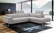 Light gray ultra-contemporary sectional sofa main photo