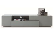 JM015 (Gray) Modern gray lacquered tv stand