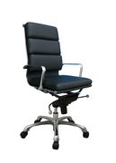 JM647  (Black) Modern office chair w/ black seat