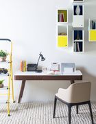Modern rounded corners office desk main photo