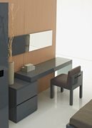Modern office desk in lacquer gray main photo