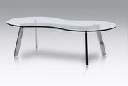 Occasional glass top / metal base coffee table