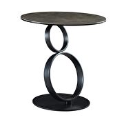 Rotating ceramic end table
