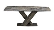 Luxurious ceramic top dining table