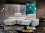 Premium leather power recliner sectional sofa main photo