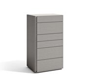 Faro (Gray) Modern gray finish chest in minimalistic style