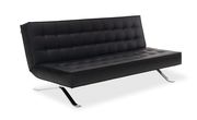 Award winning design black tufted sofa bed main photo