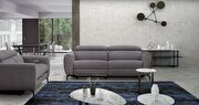 Premium fabric power motion sofa