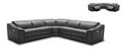 Premium Italian leather motion sectional sofa main photo