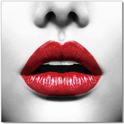 Red Lips Red lips premium acrylic wall art