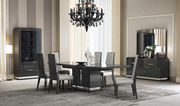 Gray laquer modern dining table main photo