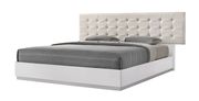 White contemporary bed in full size main photo