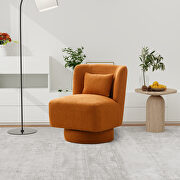 YL020 (Camel) Camel boucle swivel accent chair