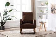 W309 (Coffee) Living room comfortable rocking chair living room chair coffee