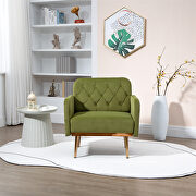 GY896 (Green) Green velvet fabric upholstery chaise lounge chair